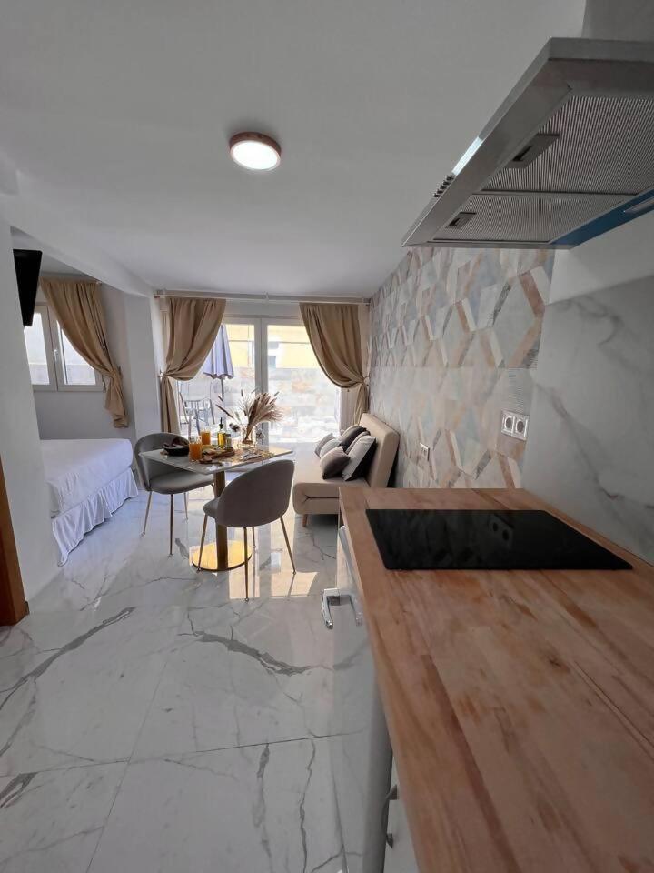 Urban Estudio Elegante Con Terraza Alicante Exterior foto